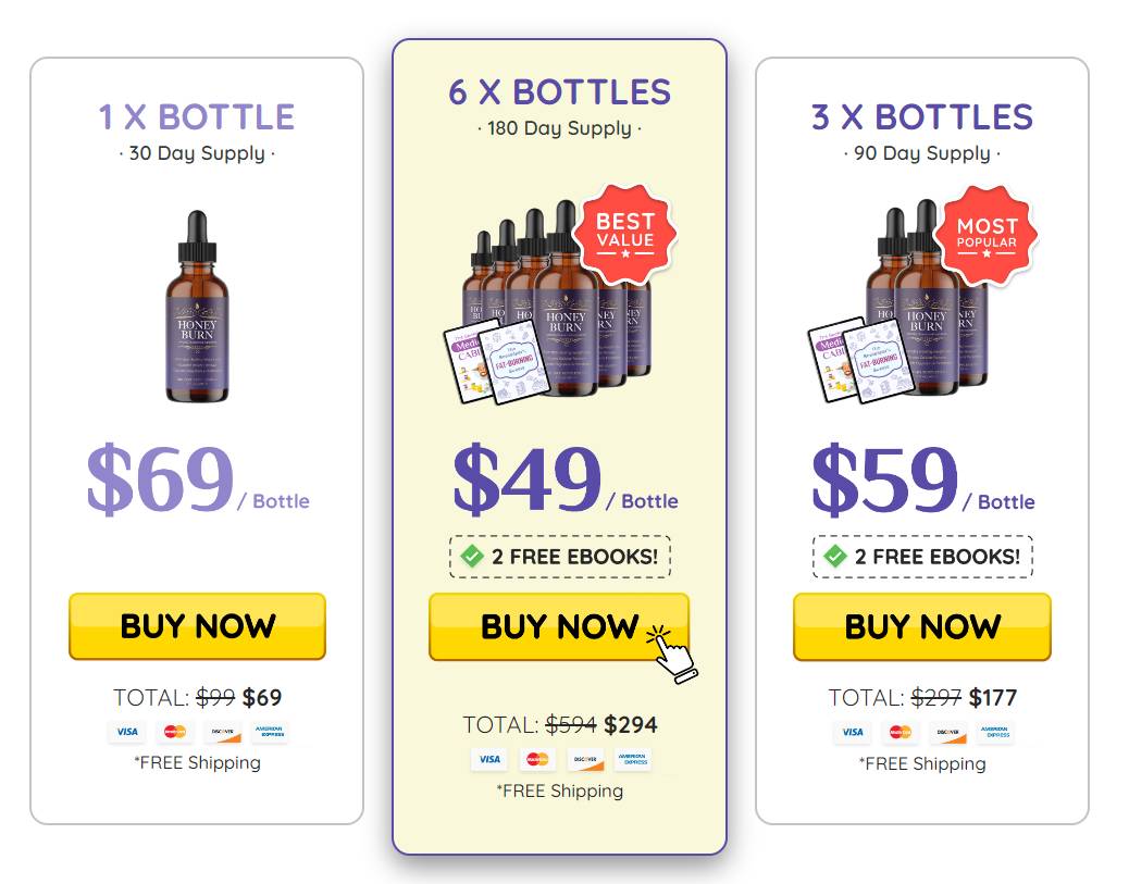 HoneyBurn special offer